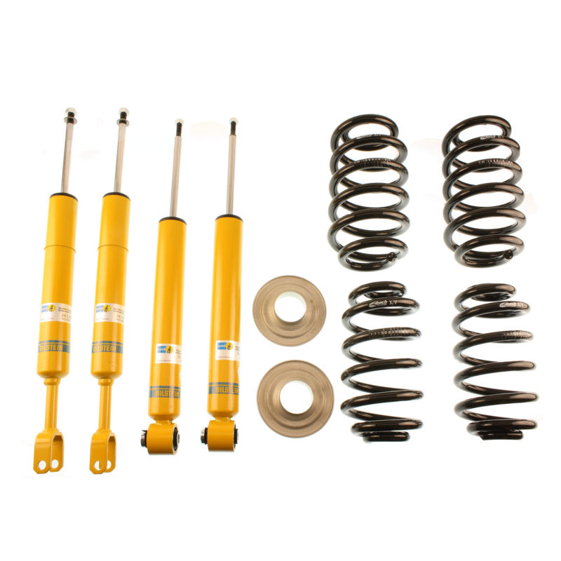 Bilstein B12 2003 Audi A4 Quattro Base Front and Rear Complete Suspension Kit Bilstein Shock & Spring Kits  AXOPROS