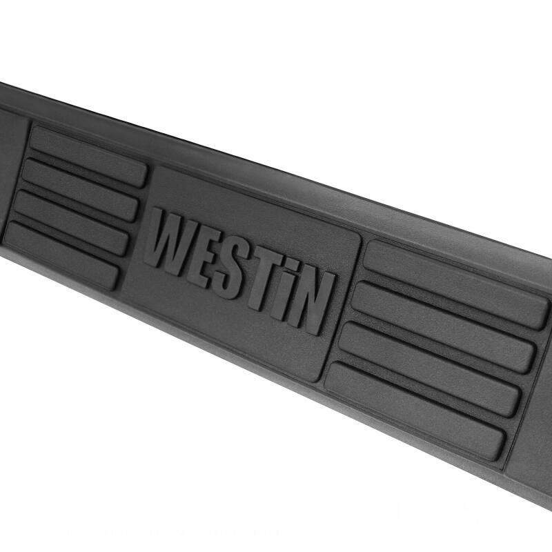 Westin 2019 Chevrolet Silverado/Sierra 1500 Crew Cab E-Series 3 Nerf Step Bars - Black Westin Nerf Bars  AXOPROS
