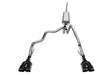 Corsa 2022-2024 Chevrolet Silverado 1500 Cat-Back Dual Rear Exit with Twin 4in Black Tips CORSA Performance Catback  AXOPROS