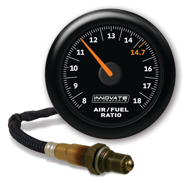 Innovate MTX-AL Analog Air/Fuel Ratio Gauge Kit - Black Dial Innovate Motorsports Gauges  AXOPROS