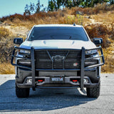 Westin 19-21 Chevrolet Silverado 1500 HDX Modular Grille Guard - Black Westin Grille Guards  AXOPROS
