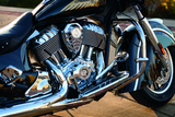 Kuryakyn Spear Brake Pedal Pad For 14-23 Indian Models Chrome Kuryakyn Pedals  AXOPROS
