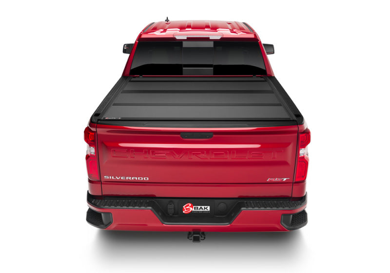 BAK 2020 Chevy Silverado 2500/3500 HD 6ft 9in Bed BAKFlip MX4 Matte Finish BAK Tonneau Covers - Hard Fold  AXOPROS