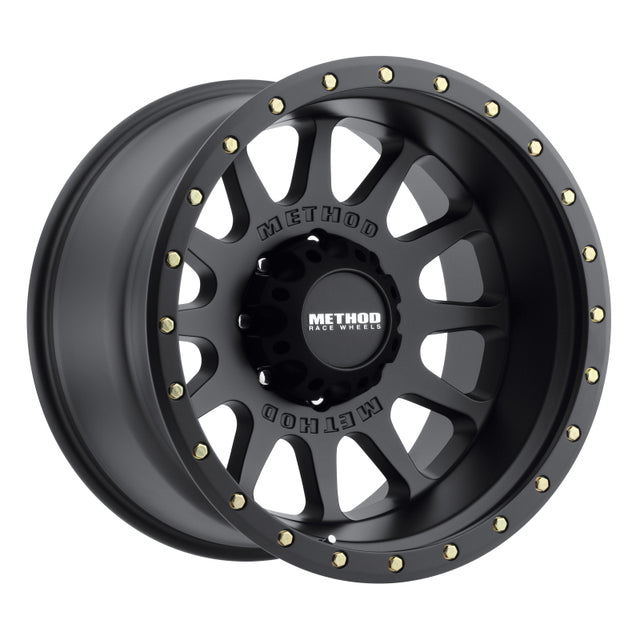 Method MR605 NV 20x9 -12mm Offset 8x180 124.1mm CB Matte Black Wheel Method Wheels Wheels - Cast  AXOPROS