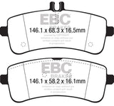EBC 2015+ Mercedes-Benz C63 S AMG (W205) 4.0L Twin Turbo Redstuff Rear Brake Pads EBC Brake Pads - Performance  AXOPROS