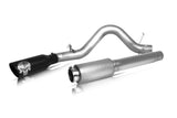 Gibson 04-10 Nissan Titan SE 5.6L 4in Patriot Skull Series Cat-Back Single Exhaust - Stainless Gibson Catback  AXOPROS