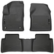 Husky Liners 2016 Toyota Prius Weatherbeater Black Front & 2nd Seat Floor Liners (Footwell Coverage) Husky Liners Floor Mats - Rubber  AXOPROS