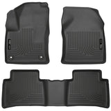 Husky Liners 2016 Toyota Prius Weatherbeater Black Front & 2nd Seat Floor Liners (Footwell Coverage) Husky Liners Floor Mats - Rubber  AXOPROS