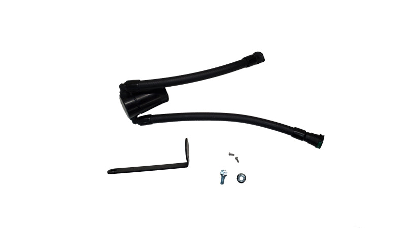 J&L 23-25 Ford F-150 Raptor R Oil Separator 3.0 Passenger Side - Black Anodized J&L Oil Separators  AXOPROS
