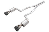AWE Tuning 2015+ Dodge Challenger 6.4L/6.2L Non-Resonated Touring Edition Exhaust - Quad Black Tips AWE Tuning Catback  AXOPROS