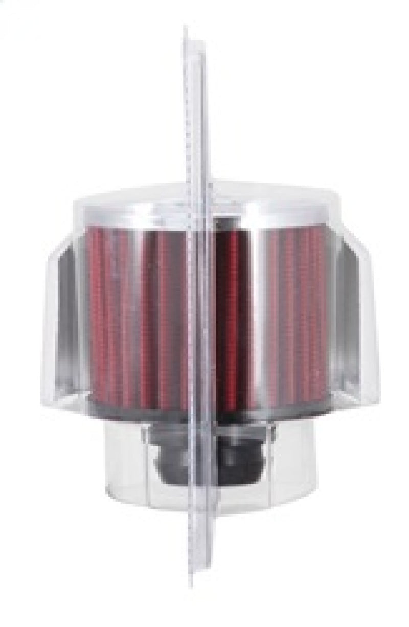 K&N 1in Flange L x 3in OD x 2.5in Height Clamp On Crankcase Vent Filter K&N Engineering Air Filters - Universal Fit  AXOPROS