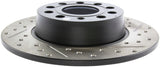 StopTech Slotted & Drilled Sport Brake Rotor Stoptech Brake Rotors - Slot & Drilled  AXOPROS