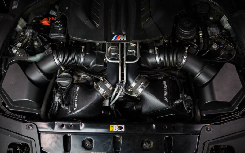 Mishimoto 12-16 BMW F10 M5 Intercooler Pipe Kit Micro Wrinkle Black Mishimoto Intercooler Pipe Kits  AXOPROS