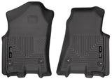 Husky Liners 2019 Ram 1500 Crew Cab WeatherBeater Black Front Row Floor Liners Husky Liners Floor Mats - Rubber  AXOPROS