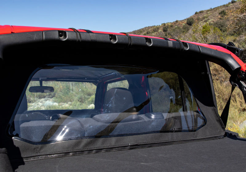 Rampage 2018-2019 Jeep Wrangler(JL) Unlimited Sport 4-Door Wind Breaker - Black Rampage Car Covers  AXOPROS