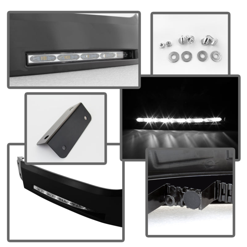 Spyder Toyota Tundra 07-13 Daytime LED Running Lights (XSP-X Model Look)wo/swtch Blk FL-DRL-TTU07-BK SPYDER Daytime Running Lights  AXOPROS