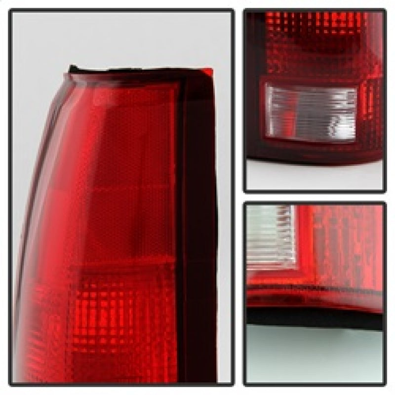 Xtune Chevy Blazer Full Size 92-94 / Cadillac Escalade 99-00 Tail Light OEM ALT-JH-CCK88-OE-RC SPYDER Tail Lights  AXOPROS