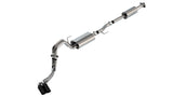 Borla F-150 2021 5.0L 4dr CC SB EC STB Lariat/KR/Pltnm/LTD 3/2.25 DSE Cat-Back Touring BLK CHR Tips Borla Catback  AXOPROS