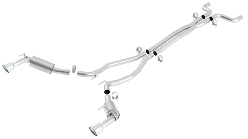 Borla 10-13 Chevy Camaro SS 6.2L 8cyl Aggressive Catback Exhaust Borla Catback  AXOPROS