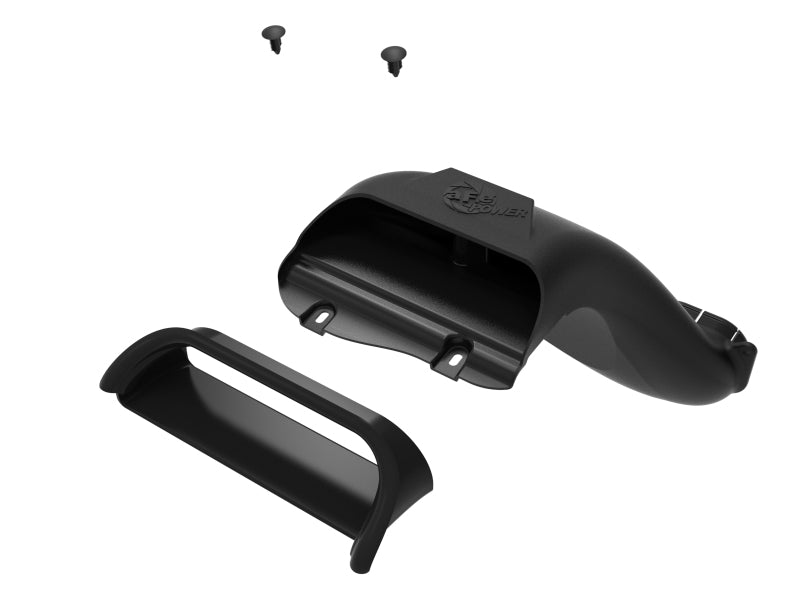 aFe Rapid Induction Dynamic Air Scoop 2021+ Ford F-150V6/V8 - Black aFe Air Intake Components  AXOPROS