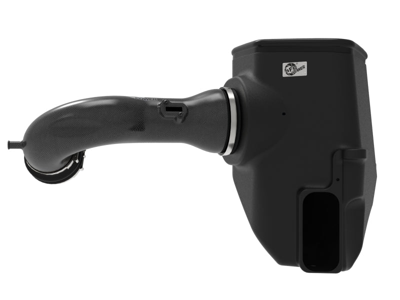 aFe 19-20 GM Trucks 5.3L/6.2L Track Series Carbon Fiber Cold Air Intake System With Pro 5R Filters aFe Cold Air Intakes  AXOPROS