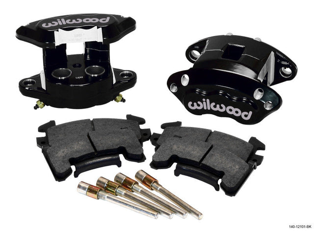 Wilwood D154 Rear Caliper Kit - Black 1.12 / 1.12in Piston 1.04in Rotor Wilwood Big Brake Kits  AXOPROS