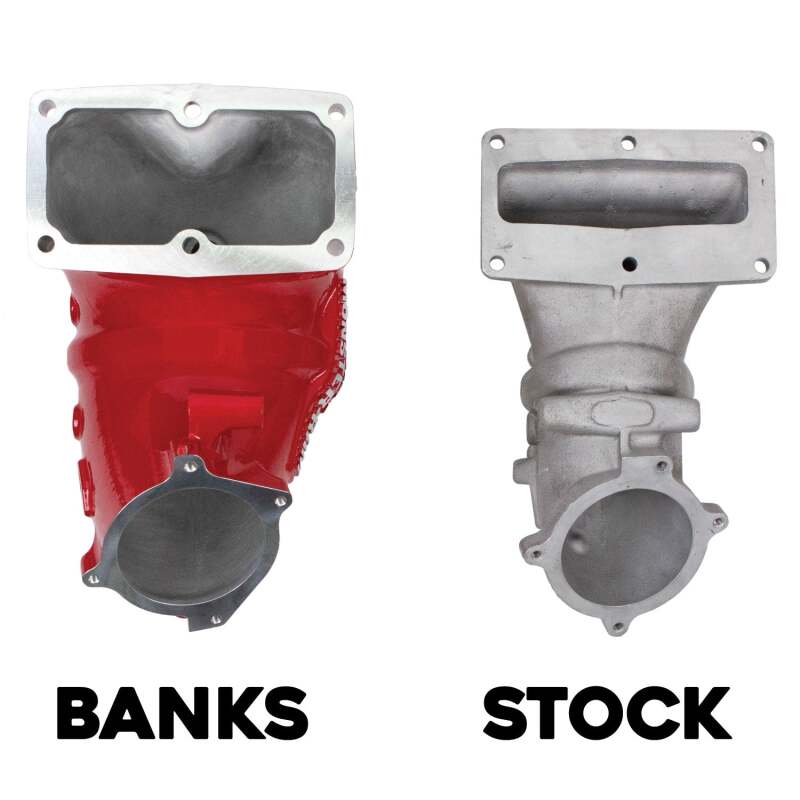 Banks Power 2007.5-2012 Ram 6.7L Monster-Ram Intake System Gen-2 w/Fuel Line - Red w/Heater System Banks Power Short Ram Air Intakes  AXOPROS