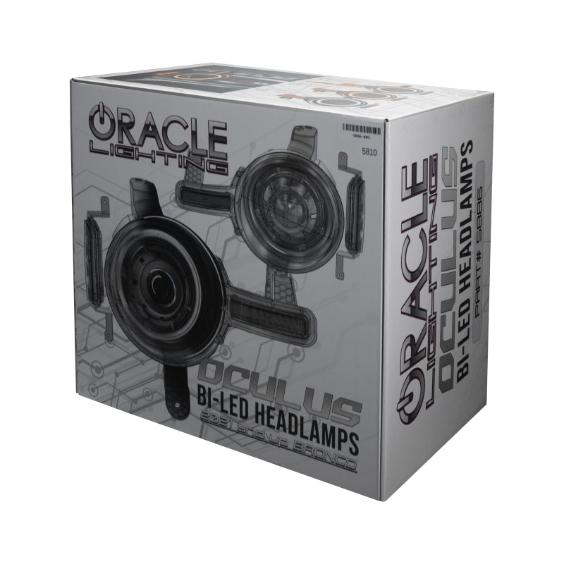 Oracle 2021+ Ford Bronco Oculus  Bi-LED Projector Headlights - Amber/White Switchback ORACLE Lighting Headlights  AXOPROS
