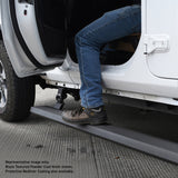 RealTruck 07-17 Jeep Wrangler 2dr VoltStep Electric Running Board Kit (Cut Req.) - Tex. Blk Go Rhino Running Boards  AXOPROS