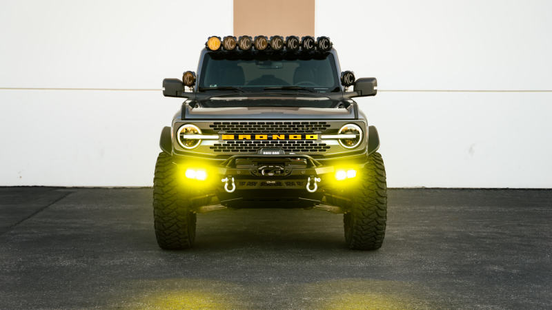 DV8 Offroad 21-23 Ford Bronco Spec Series Front Bumper DV8 Offroad Bumpers - Steel  AXOPROS