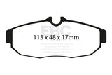 EBC 05-10 Ford Mustang 4.0 Yellowstuff Rear Brake Pads EBC Brake Pads - Performance  AXOPROS