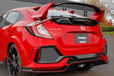 PERRIN 17-21 Honda Civic Si/Type R/Touring/Hatchback Tow Hook Kit Rear - Red Perrin Performance Tow Hooks  AXOPROS