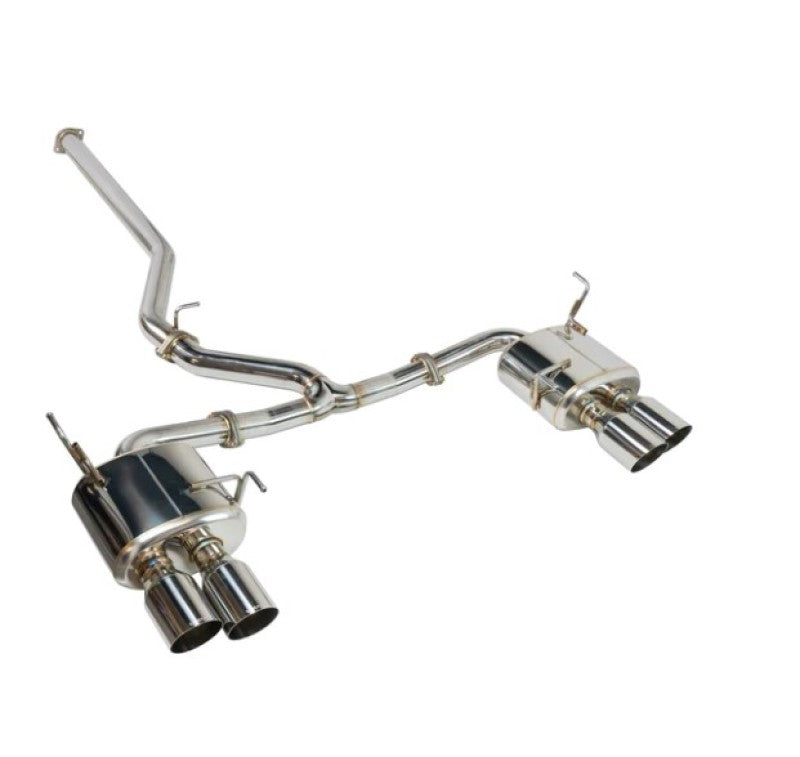 Remark 08-14 Subaru STi GR Hatch Cat-Back Exhaust w/ SS Quad Tips (Non-Resonated) Remark Catback  AXOPROS