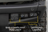 Diode Dynamics 21-Up Ford Bronco Stage Series Fog Pocket Kit - White Sport Diode Dynamics Fog Lights  AXOPROS