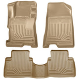 Husky Liners 08-12 Honda Accord (4DR) WeatherBeater Combo Tan Floor Liners (One Piece for 2nd Row) Husky Liners Floor Mats - Rubber  AXOPROS