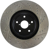 StopTech 05-10 Subaru Impreza WRX/STi Slotted & Drilled Right Front Rotor Stoptech Brake Rotors - Slot & Drilled  AXOPROS