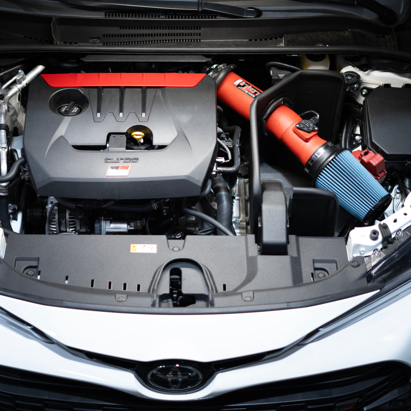 Injen 23-25 Toyota GR Corolla L3-1.6L Turbo Wrinkle Red Short Ram Cold Air Intake Injen Cold Air Intakes  AXOPROS