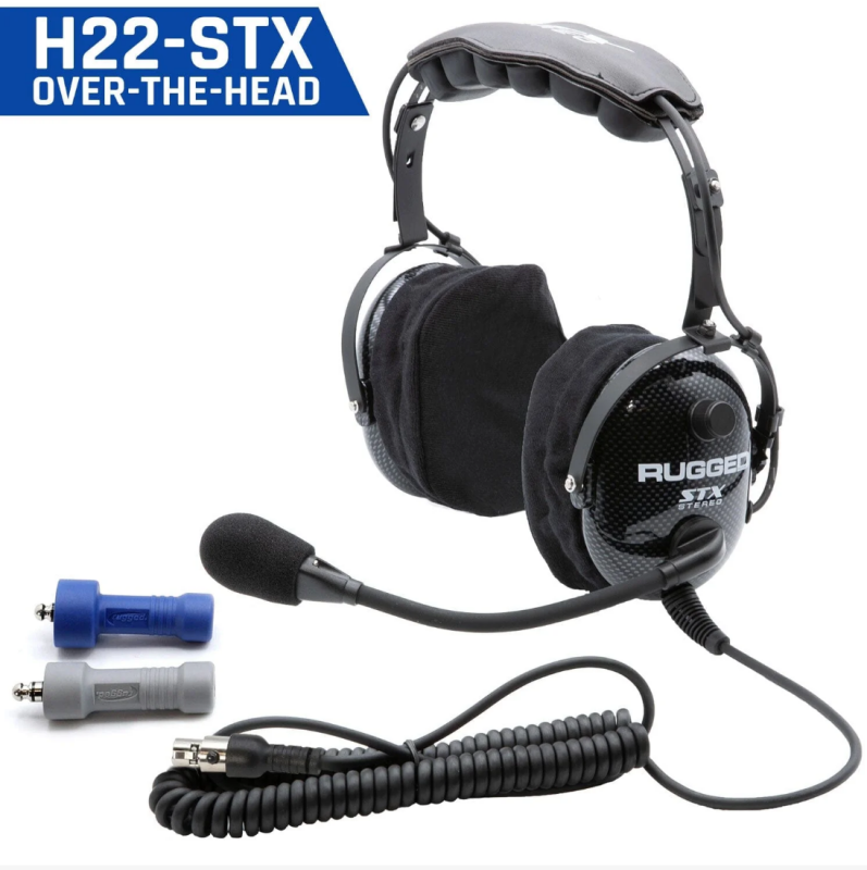 Rugged Radios ULTIMATE HEADSET for STEREO and OFFROAD Intercoms - OTH Rugged Radios Radio Communications  AXOPROS