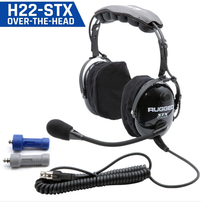 Rugged Radios ULTIMATE HEADSET for STEREO and OFFROAD Intercoms - OTH Rugged Radios Radio Communications  AXOPROS