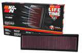 K&N Replacement Air Filter VOLKSWAGEN JETTA 2005-2010, RABBIT 2007-2009 2.5L L5 K&N Engineering Air Filters - Drop In  AXOPROS