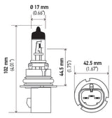 Hella Bulb 9007 12V 65/55W Xen Wht Xb (2) Hella Bulbs  AXOPROS