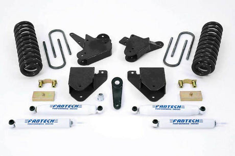 Fabtech 01-04 Ford F250/350 2WD 6in Basic Sys w/Perf Shks Fabtech Lift Kits  AXOPROS