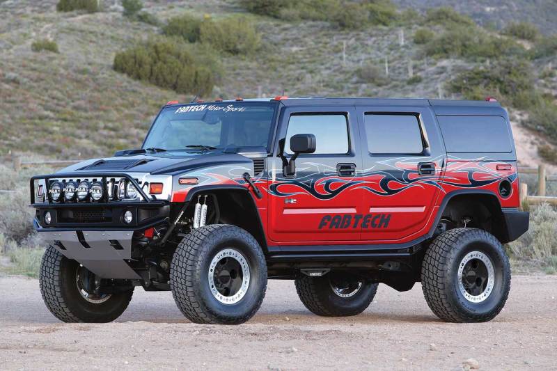 Fabtech 03-08 Hummer H2 Suv/Sut 4WD w/Rr Coil Springs 6in Perf Sys w/Perf Shks Fabtech Lift Kits  AXOPROS