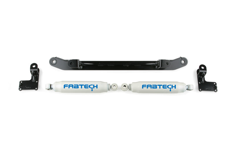 Fabtech 07-14 GM C/K1500 2WD/4WD Dual Steering Stabilizer System w/Perf. Shocks Fabtech Steering Stabilizer  AXOPROS