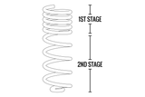 Fabtech 07-18 Jeep JK 4WD 4-Door 5in Front & Rear Long Travel Coil Spring Kit Fabtech Lift Springs  AXOPROS