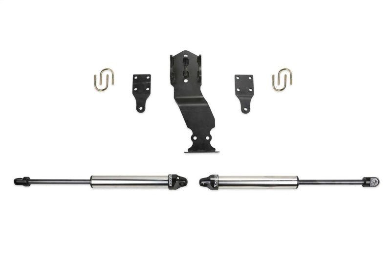 Fabtech 17-21 Ford F250/F350 4WD Dual Steering Stabilizer System w/DL 2.25 Shocks Fabtech Steering Stabilizer  AXOPROS