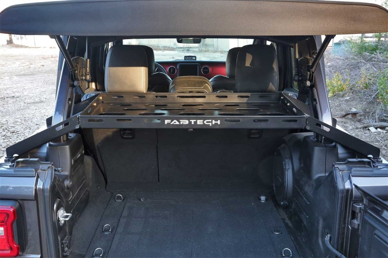 Fabtech 18-21 Jeep JL 4WD 4-Door Interior Cargo Rack Fabtech Cargo Organization  AXOPROS
