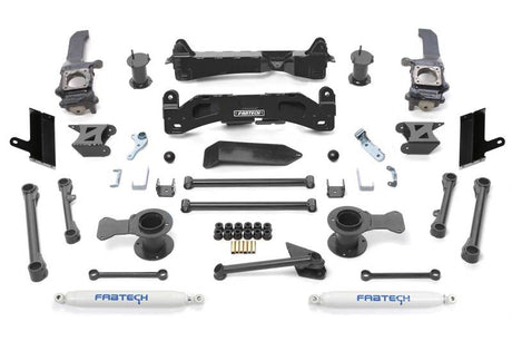 Fabtech 2015-21 Toyota 4Runner 4WD 6in Basic Sys w/Perf Shks Fabtech Lift Kits  AXOPROS