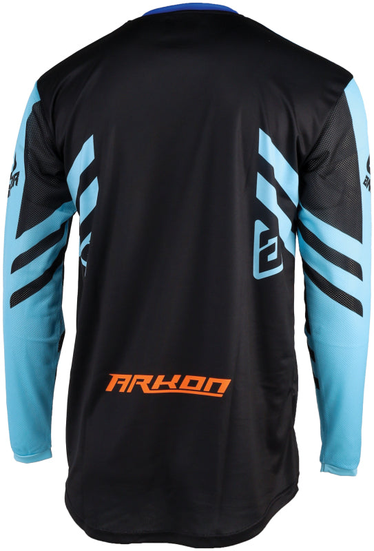 Answer 25 Arkon Nitrus Jersey Blue/Black/Hyper Orange - Large Answer Jerseys  AXOPROS