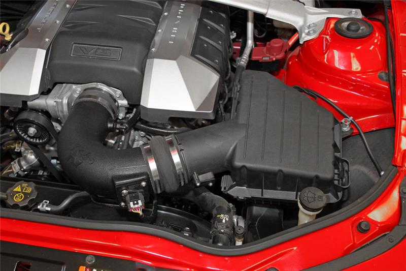 K&N FIPK 10-14 Chevy Camaro V8 6.2L Performance Intake Kit K&N Engineering Cold Air Intakes  AXOPROS